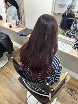 ロング カラー ️❤️透明感カラー Yūka❤️のヘアスタイル