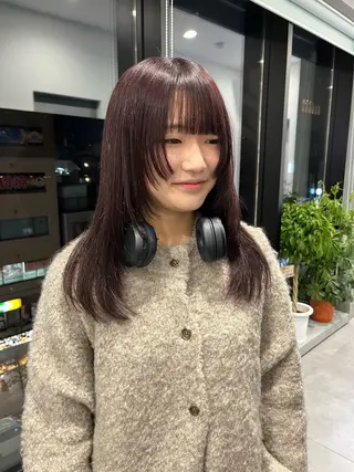 セミロング カラー GO TODAY SHAiRE SALON 町田店所属・🫧大森 知夏🫧のヘアスタイル