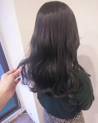 ロング カラー JIL BLAN 京都所属・RU RIのヘアスタイル