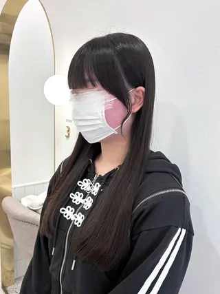 セミロング 松村 知佳のヘアスタイル