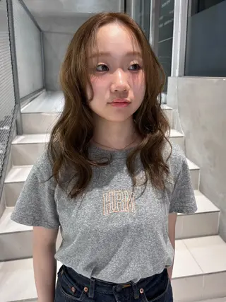 カラー 透明感カラー/set /hana🍀🪽‪のヘアスタイル