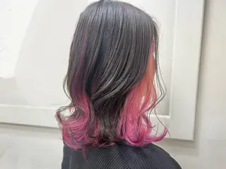 ミディアム カラー SALOWIN神戸三宮所属・山崎 美奈のヘアスタイル