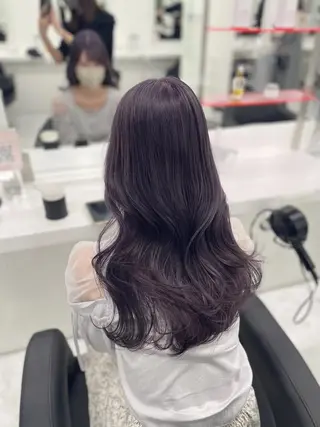 カラー 透明感ラベンダー/ レイヤー/表参道のヘアスタイル