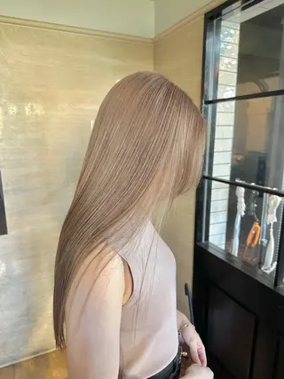 ロング カラー lil'Lab所属・ハイトーンカラー💇 磯本　貴信のヘアスタイル