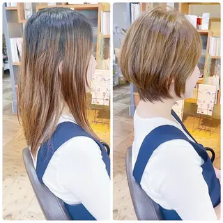 ショート HAIR en所属・撮影モデル募集‼️ 大橋菜々美のヘアスタイル