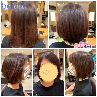 ショート 横山 美由紀のヘアスタイル