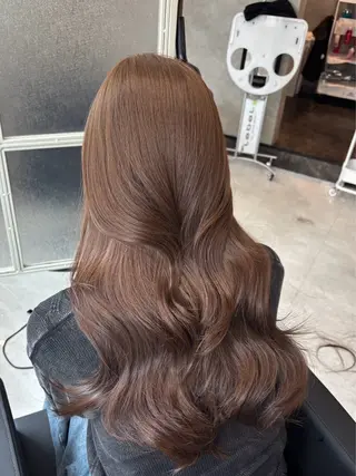 ミディアム 髪質改善 カラー専門店のヘアスタイル