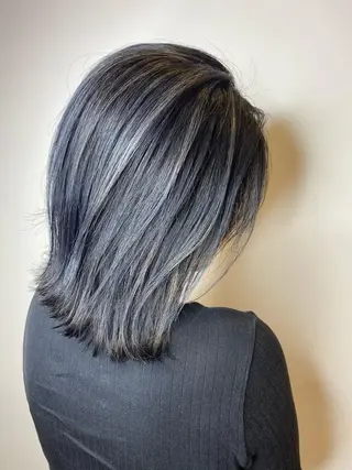 ミディアム カラー シールエクステ⭐️ オオミタクヤのヘアスタイル