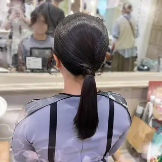 ヘアアレンジ 🎼艶感カラー ヘアメ たま🎀のヘアスタイル