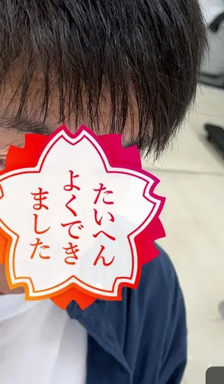 ショート メンズ タカハシ リナのヘアスタイル