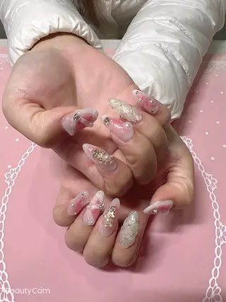 ミディアム ネイル 《LB》ラブリエ Nail&eyeのマツエク・マツパデザイン