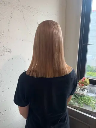 カラー 透明感カラー/マツ エクrisa🎀🫧のヘアスタイル