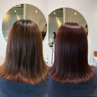 ミディアム hairmake mano所属・山下 阿雅のヘアスタイル