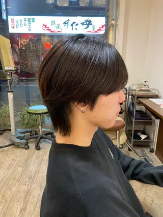ミディアム メンズ カット特化型 美容師/栗本のヘアスタイル
