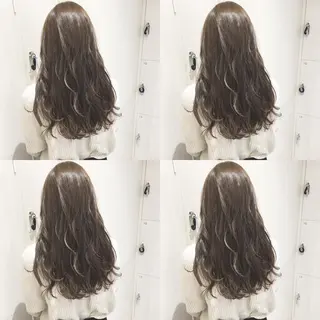 ロング カラー ショート/ボブ/ 白髪ぼかし/しんやのヘアスタイル