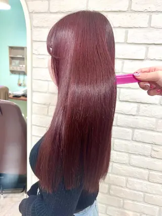 ミディアム カラー ヘアアレンジ ブリーチなし/ レイヤー🌿runaのヘアスタイル