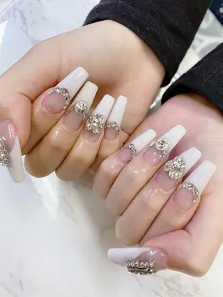 ロング JNA認定講師🌸 RIEのネイルデザイン