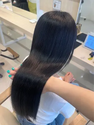 ロング かずや🍀/髪質改善 /艶髪カラー/眉毛のヘアスタイル