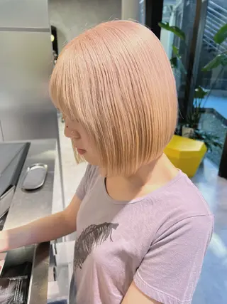 カラー CITY所属・後藤啓太 レイヤー ハイトーンのヘアスタイル