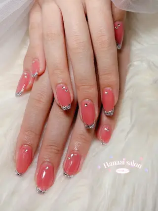 ミディアム Hanaai Salon新宿店のネイルデザイン