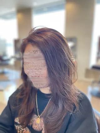 ロング 仙石 愛のヘアスタイル