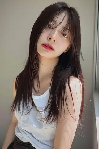 ロング カラー 圧倒的似合わせ ケアカラーYUTOのヘアスタイル