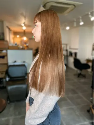 ロング カラー 梅田  illfrere 所属・イルフレール ryuのヘアスタイル