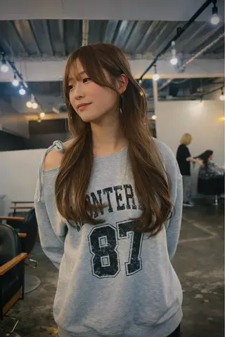 ロング 髪質改善/縮毛矯正/ TAISHIのヘアスタイル