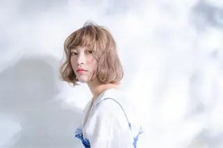 ミディアム 似合わせ艶髪カラー ❤️ハダユミのヘアスタイル