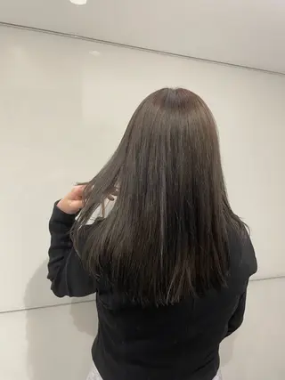 セミロング カラー 🎀豊橋 ハイトーンうらら🎀のヘアスタイル