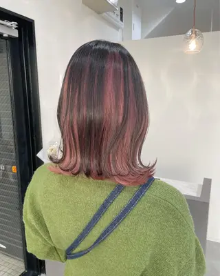 ミディアム カラー uru"所属・uru" すずきさゆりのヘアスタイル