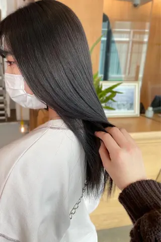 ロング カラー 🍊mai🍊 似合わせスタイル🌿のヘアスタイル