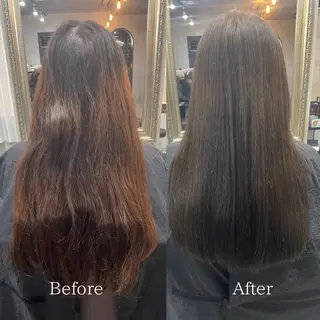 ロング 艶髪/透明感カラー 山﨑俊輔のヘアスタイル