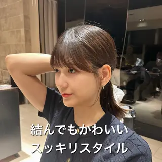 🎀大竹美侑／顔まわ りカット／レイヤーのヘアスタイル