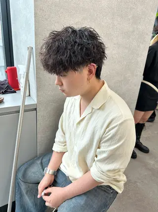 ショート パーマ メンズ 【メンズ特化】 笹目純のヘアスタイル