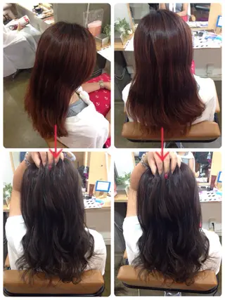 ミディアム カラー 💎髪質改善💎 デザイナーshinのヘアスタイル