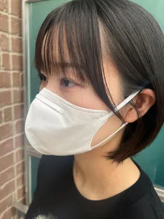 ショート カラー パーマ ヘアアレンジ メンズ キッズ ネイル マツエク・マツパ アイブロウ times salon名駅所属・久木原 ゆりのヘアスタイル