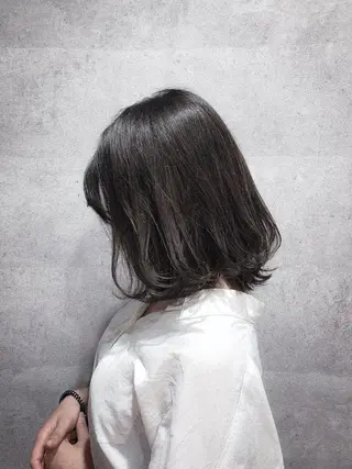 ミディアム カラー ヘアアレンジ 女性が憧れる ショート/角田愛和のヘアスタイル