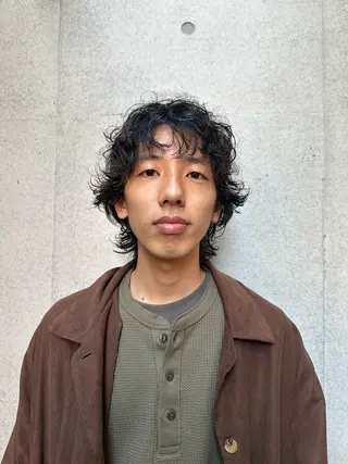 パーマ メンズ 似合わせカット /パーマ岡本淳平のヘアスタイル