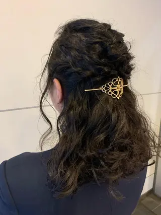 セミロング ヘアアレンジ 髪質改善/縮毛矯正 ツヤ髪🩷さつきのヘアスタイル