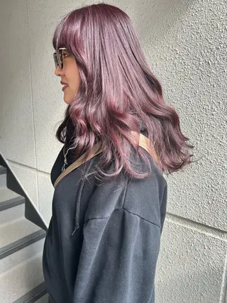 セミロング カラー カラーパティシエ facce🌼ikoのヘアスタイル