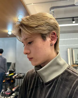 メンズ nicoTOKYO 原宿所属・センターパート /メンズ/海野颯生のヘアスタイル