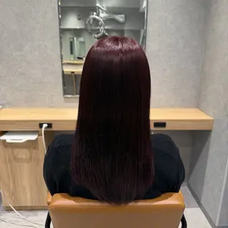 ロング カラー 青木 あいかのヘアスタイル