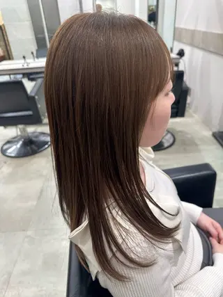 カラー ひろせ ちかなのヘアスタイル