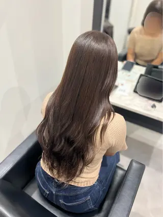 ロング カラー Dia ‎ アキヨシ ミユのヘアスタイル