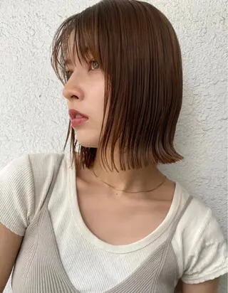 ショート カラー 🛑柔らか透明感 カラー🛑大谷のヘアスタイル