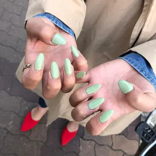 ロング カラー キッズ ネイル マツエク・マツパ 福田 加奈のネイルデザイン