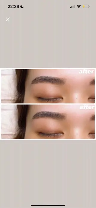 アイブロウ yoko .のネイルデザイン