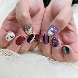 ショート 池袋痛ネイル Nok. 渡辺のネイルデザイン