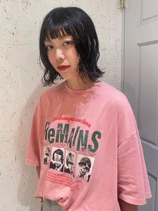 ショート カラー パーマ mai / linoah˚✧のヘアスタイル